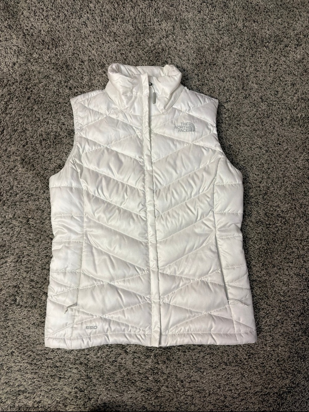The North Face White Women's Quilted Puffer Vest